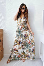 Charmo Floral Print Boho Maxi Dress