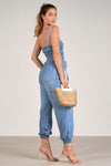 Elan Light Blue Jumpsuit