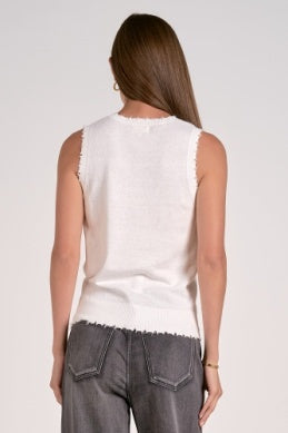 Elan Sleeveless Crewneck Top