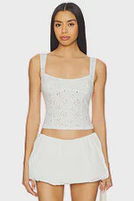 Free People Full Bloom Eyelet Cami
