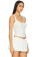 Free People Full Bloom Eyelet Cami