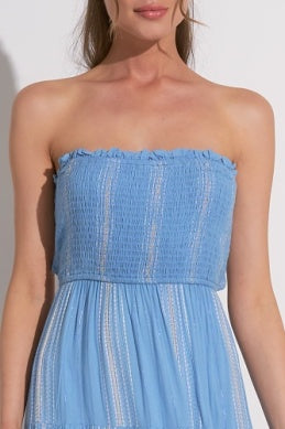 Elan Blue Lilac Maxi Dress