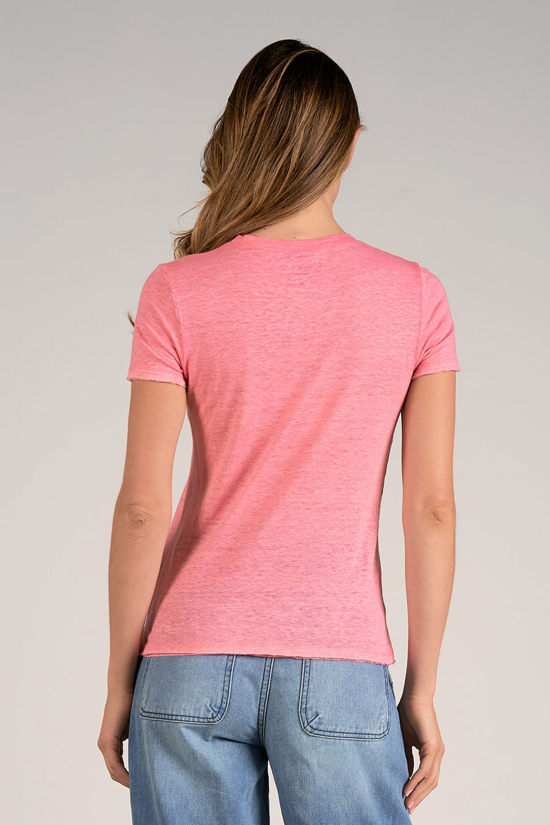 Elan S/S V-Neck Top