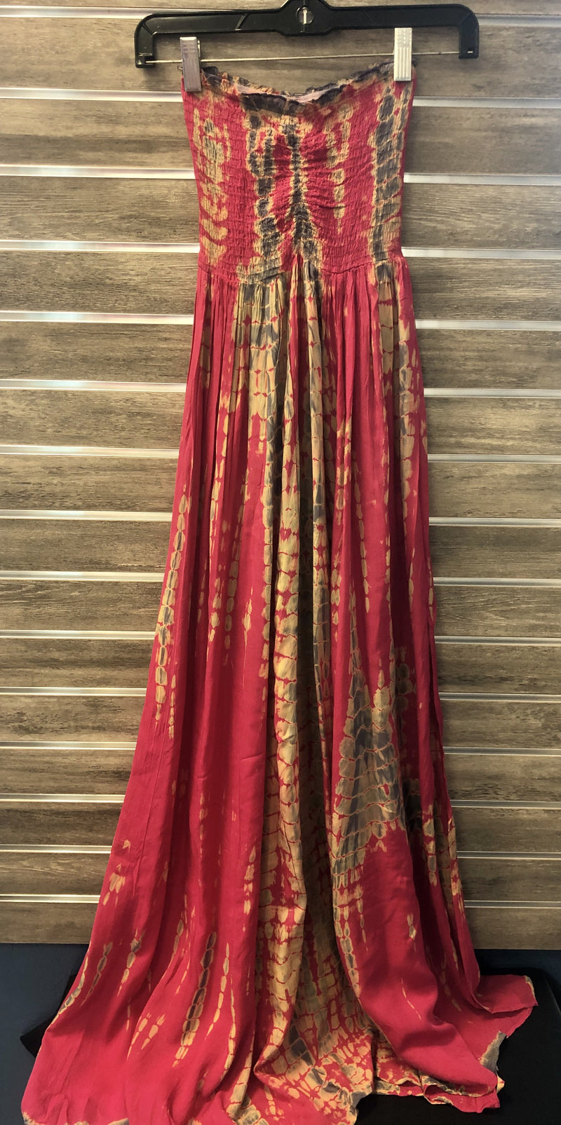 Elan Fuchsia Tie Dye Maxi