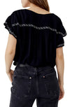 Free People Luca Embroidered Top